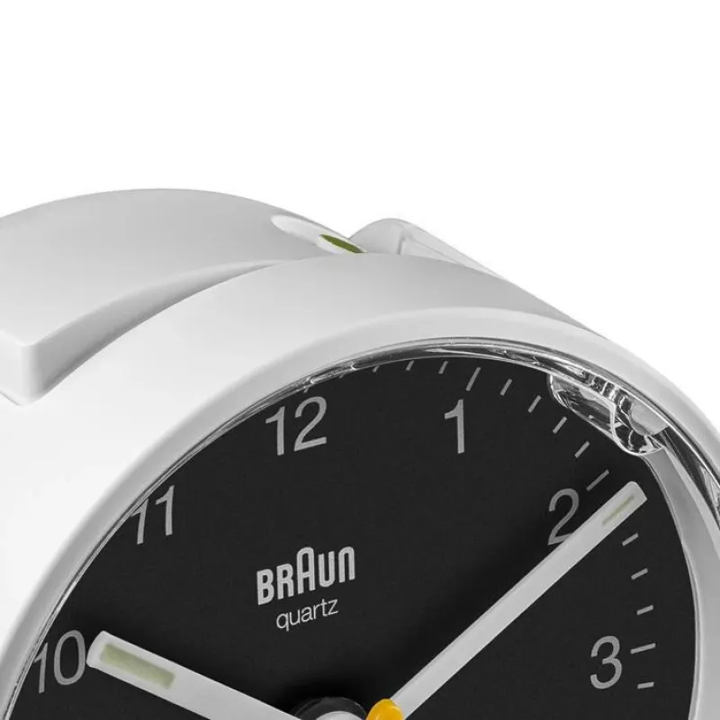 Braun BC01WB kvarca modinātājs Melns, Balts