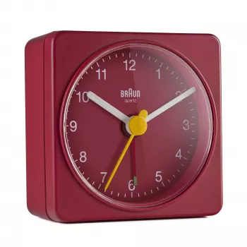 Braun BC02R modinātājs Kvarca modinātājs Sarkans