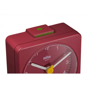 Braun BC02R modinātājs Kvarca modinātājs Sarkans