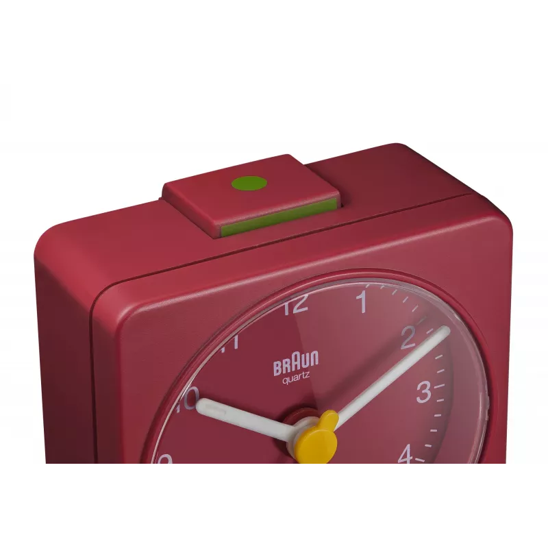 Braun BC02R modinātājs Kvarca modinātājs Sarkans