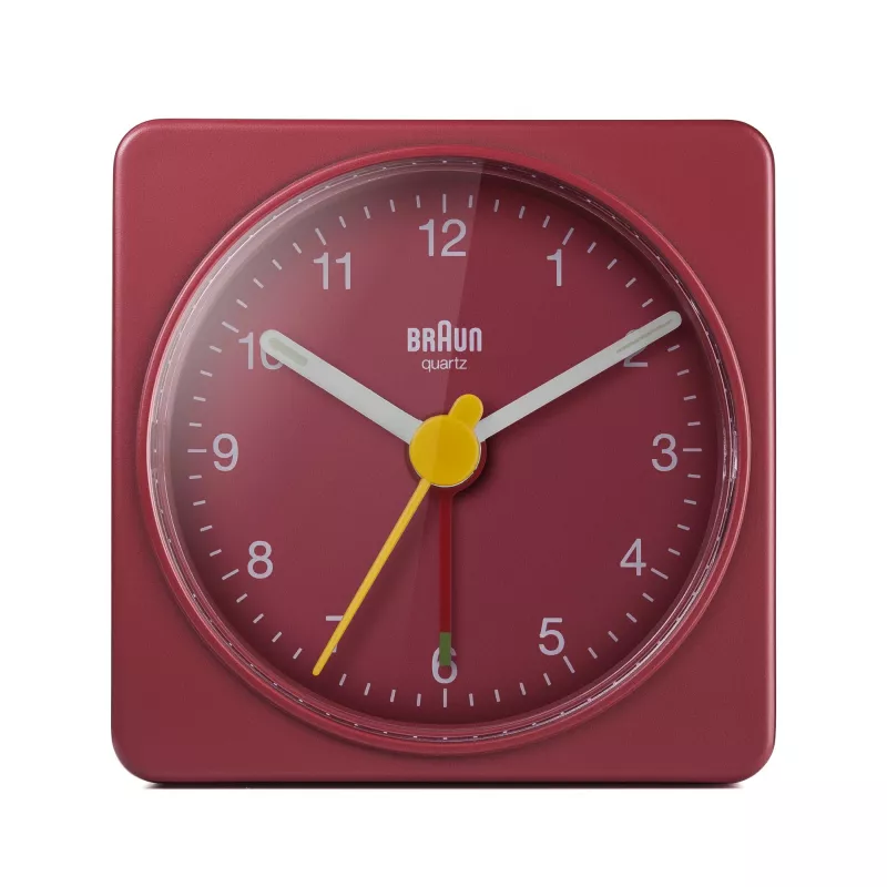 Braun BC02R modinātājs Kvarca modinātājs Sarkans