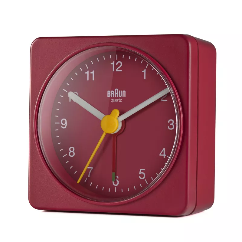 Braun BC02R modinātājs Kvarca modinātājs Sarkans