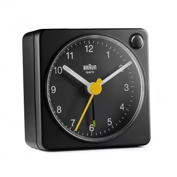 Braun BC02XB modinātājpulkstenis Kvarca modinātājpulkstenis Melns