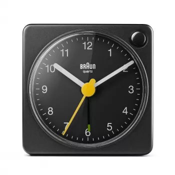 Braun BC02XB modinātājpulkstenis Kvarca modinātājpulkstenis Melns