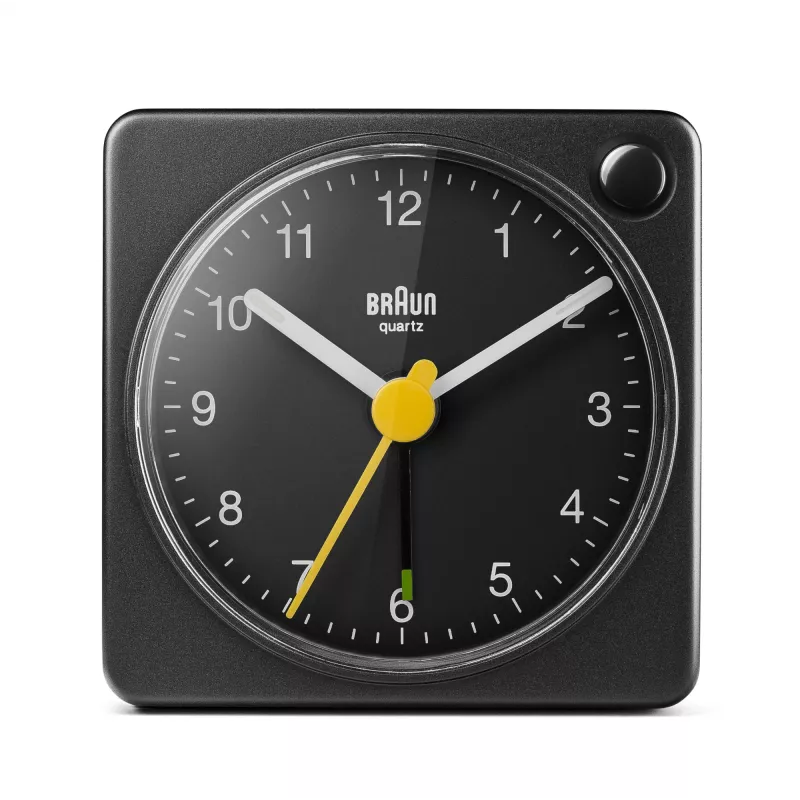 Braun BC02XB modinātājpulkstenis Kvarca modinātājpulkstenis Melns