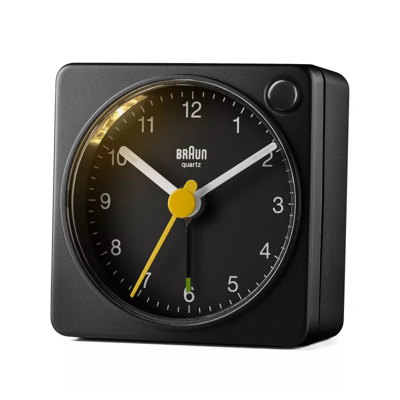 Braun BC02XB modinātājpulkstenis Kvarca modinātājpulkstenis Melns