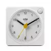 Braun BC02XW kvarca modinātājpulkstenis Balts