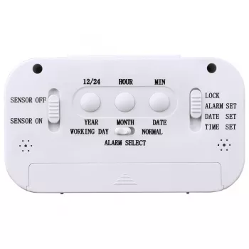 Hama RC 660 digitālais modinātājs, balts