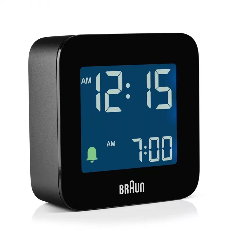 Braun BC08 Digitalais modinātājs Melns