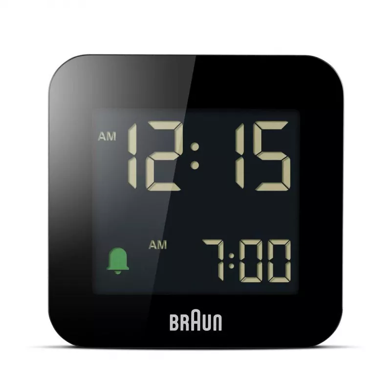 Braun BC08 Digitalais modinātājs Melns
