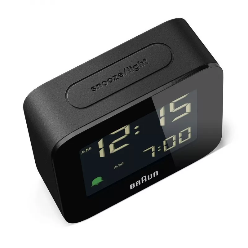 Braun BC08 Digitalais modinātājs Melns
