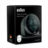 BRAUN BC 24 B DCF melns — radiovadāms modinātājpulkstenis ar digitālo displeju