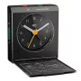 Modinātājpulkstenis BRAUN BC 05 B Quartz Salokāms Melns — kompakts ceļojumu modinātājs ar kvarca mehānismu