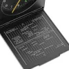 Modinātājpulkstenis BRAUN BC 05 B Quartz Salokāms Melns — kompakts ceļojumu modinātājs ar kvarca mehānismu
