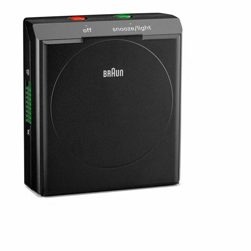 Modinātājpulkstenis BRAUN BC 05 B Quartz Salokāms Melns — kompakts ceļojumu modinātājs ar kvarca mehānismu