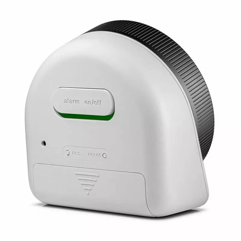 Braun BC24W-DCF sienas/galda pulkstenis Radiovadāms pulkstenis Taisnstūrveida Melns, Balts