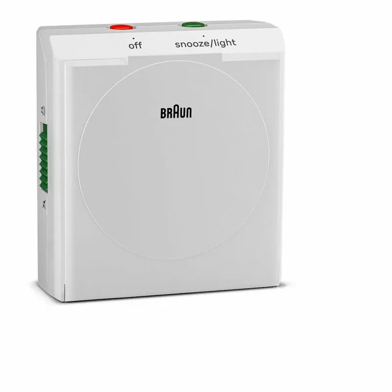 Braun BC05W sienas/galda pulkstenis, analogs, taisnstūrveida, balts