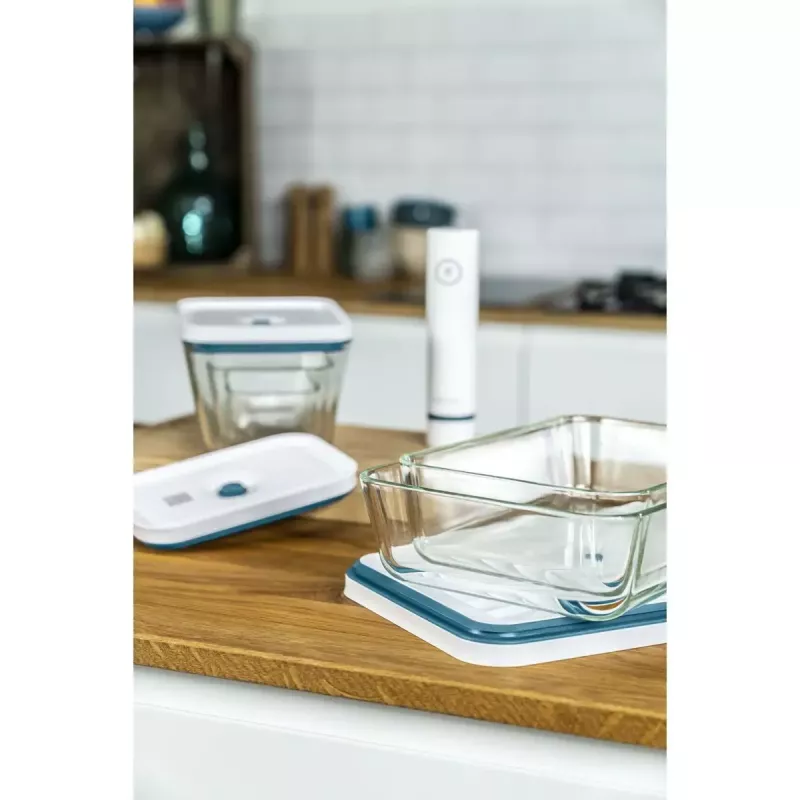 Konteineris ZWILLING Fresh & Save Rectangular 2,2 L caurspīdīgs balts