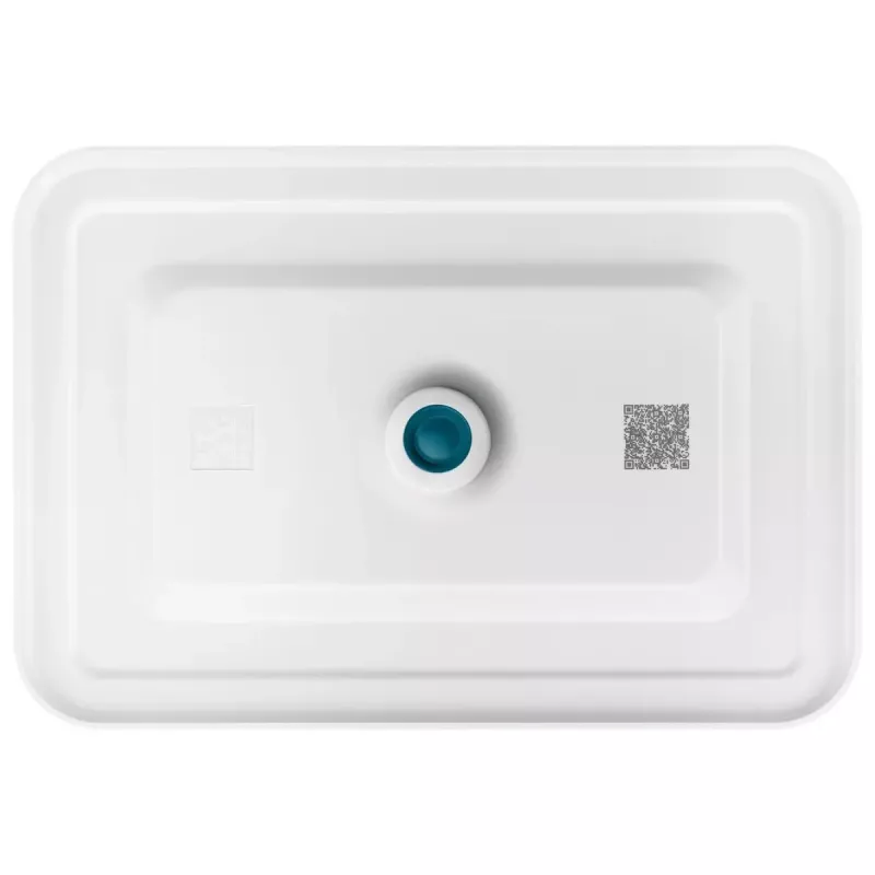 Konteineris ZWILLING Fresh & Save Rectangular 2,2 L caurspīdīgs balts