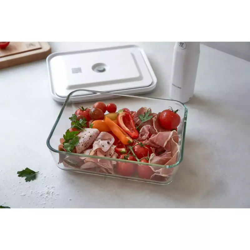 Box ZWILLING FRESH & SAVE Rectangular 2 L pelēka