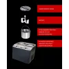 Unold Doppio kompresora saldējuma automāts 2,4 L 250 W melns, satīna tērauda