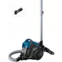 Cilindriskais putekļsūcējs Bosch BGS05A220 700W bez maisiņa 1,5L, teleskopiska nerūsējošā tērauda caurule, mazgājams EPA filtrs