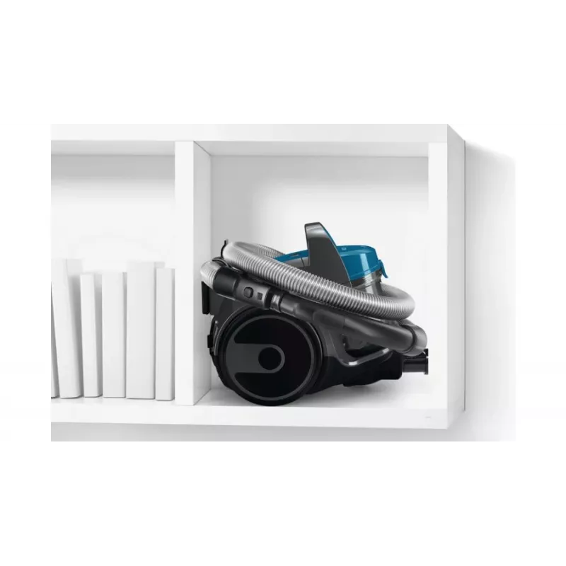 Cilindriskais putekļsūcējs Bosch BGS05A220 700W bez maisiņa 1,5L, teleskopiska nerūsējošā tērauda caurule, mazgājams EPA filtrs
