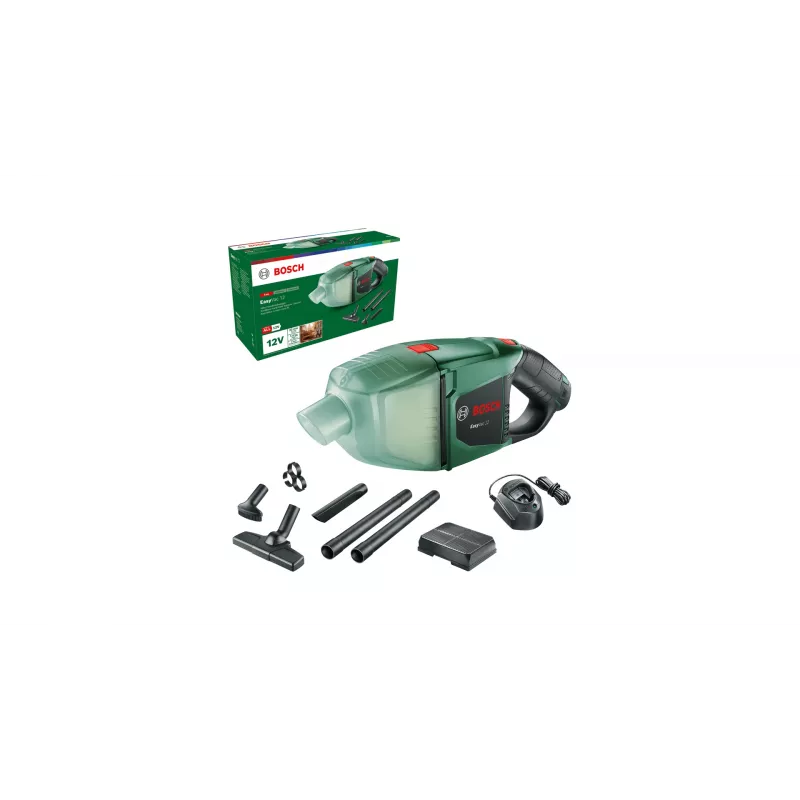 Bosch EasyVac 12 2-in-1 stick vacuum Dry Bagless Melns, zaļa 2.5 Ah