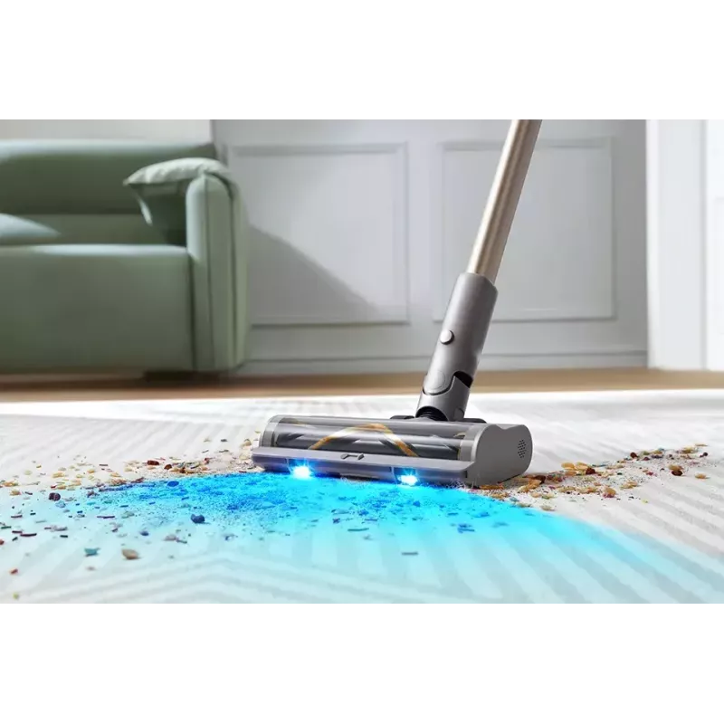 Dreame Z10 Station 2-in-1 bezvadu kātveida putekļsūcējs bez maisiņa, 150 AW, 481 W, darbības laiks 65 min., bēšs
