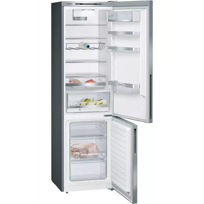 Siemens iQ500 KG39E8IBA ledusskapis-saldētava Brīvi stāvoša 343 L Nerūsējošais tērauds