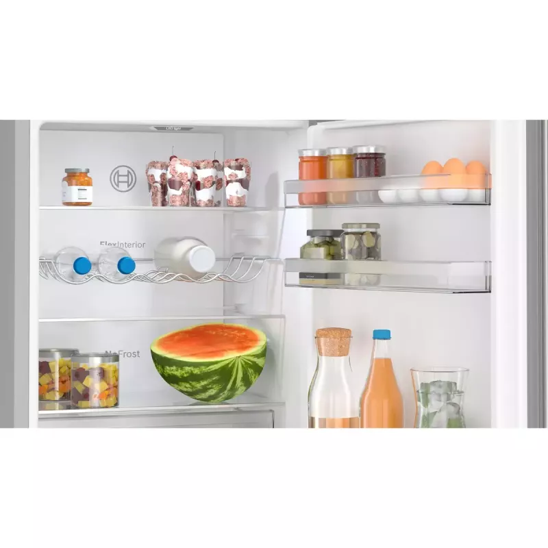 Bosch Serie 4 KGN36VICT ledusskapis-salddētava Brīvi stāvošs 321 L Nerūsējošais tērauds
