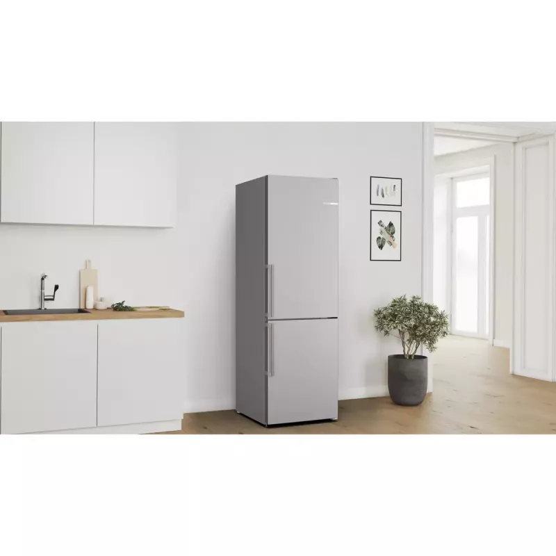 Bosch Serie 4 KGN36VICT ledusskapis-salddētava Brīvi stāvošs 321 L Nerūsējošais tērauds