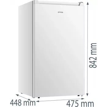 Gorenje F39EPW4 stāvus saldētava Brīvstāvoša 61 L Balta