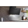 Siemens iQ300 LC87KFN60 tvaika nosūcējs, pie sienas montējams, melns, 427 m³/h