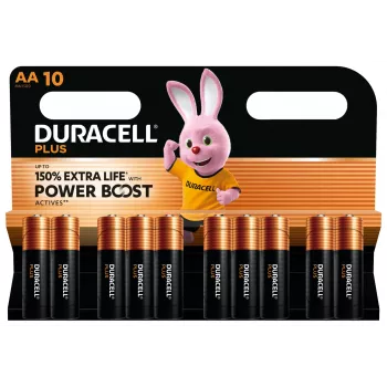Duracell Plus vienreizlietojamā baterija AA sārma