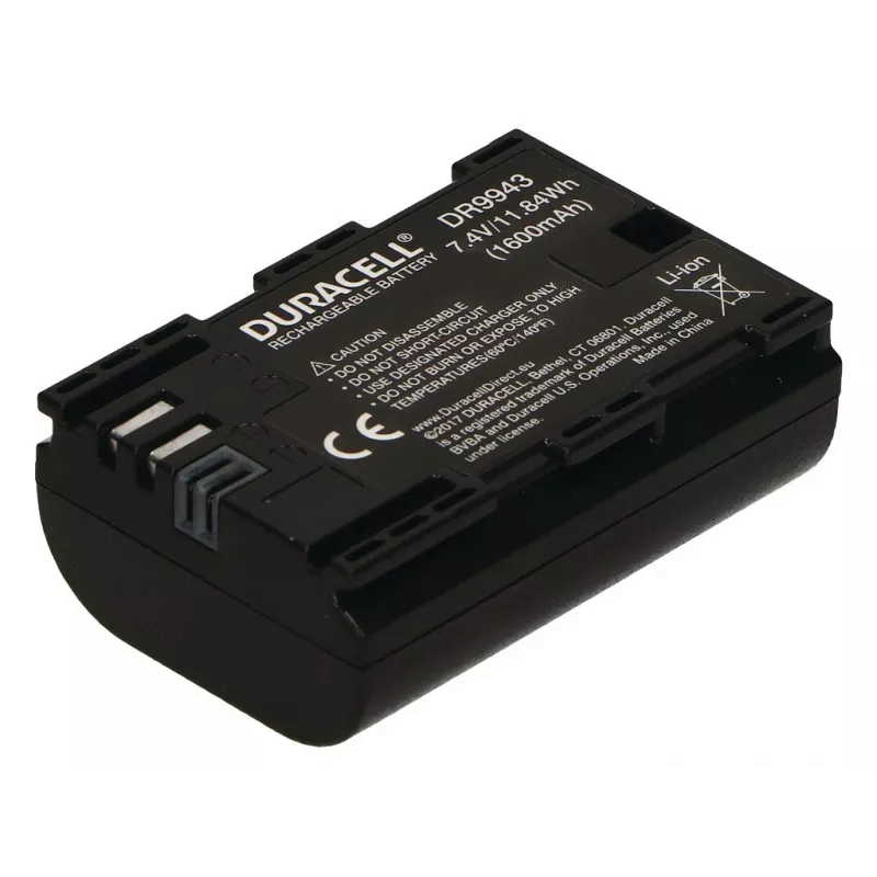 Kameras baterija Duracell DR9943 LP-E6 1600mAh Li-Ion
