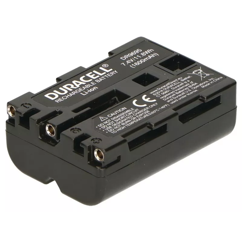Kameras baterija Duracell DR9695, aizvieto Sony NP-FM500H, 1600 mAh