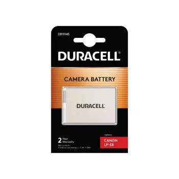 Duracell kameras akumulators – aizstāj Canon LP-E8 akumulatoru, 1020 mAh, 7,4 V, litija jonu (Li-Ion)