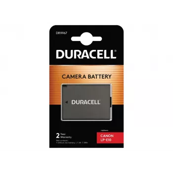 Duracell kameras baterija – aizstāj Canon LP-E10 bateriju