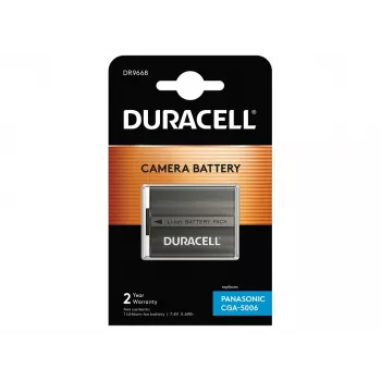 Kameras baterija Duracell DR9668, litija jonu, 750 mAh, 35x44x18 mm