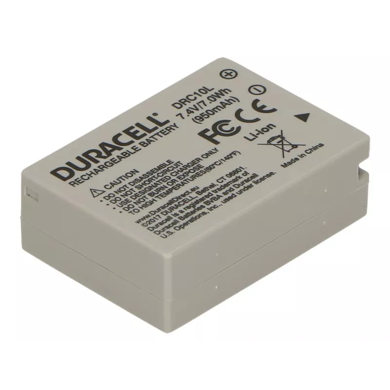 Duracell kameras baterija - aizstāj Canon NB-10L bateriju