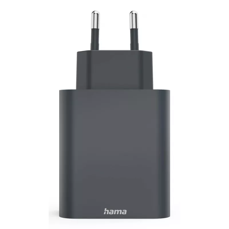 Hama 00086445 mobilās ierīces lādētājs Viedtālrunis, Planšetdators Pelēks Maiņstrāva Ātra uzlāde Iekštelpām