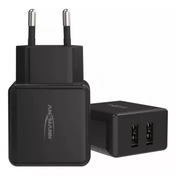 Lādētājs Ansmann HC212 Universal Melns Maiņstrāvas Iekštelpu