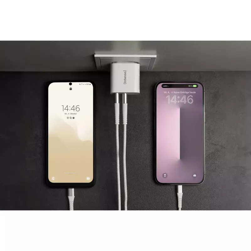 Iekštelpu lādētājs Intenso POWER ADAPTER 2XUSB-A/7802412 Universāls Balts