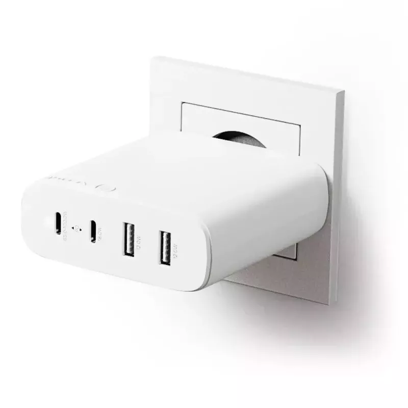 Lādētājs ALOGIC 4X100 Universal balta USB Indoor