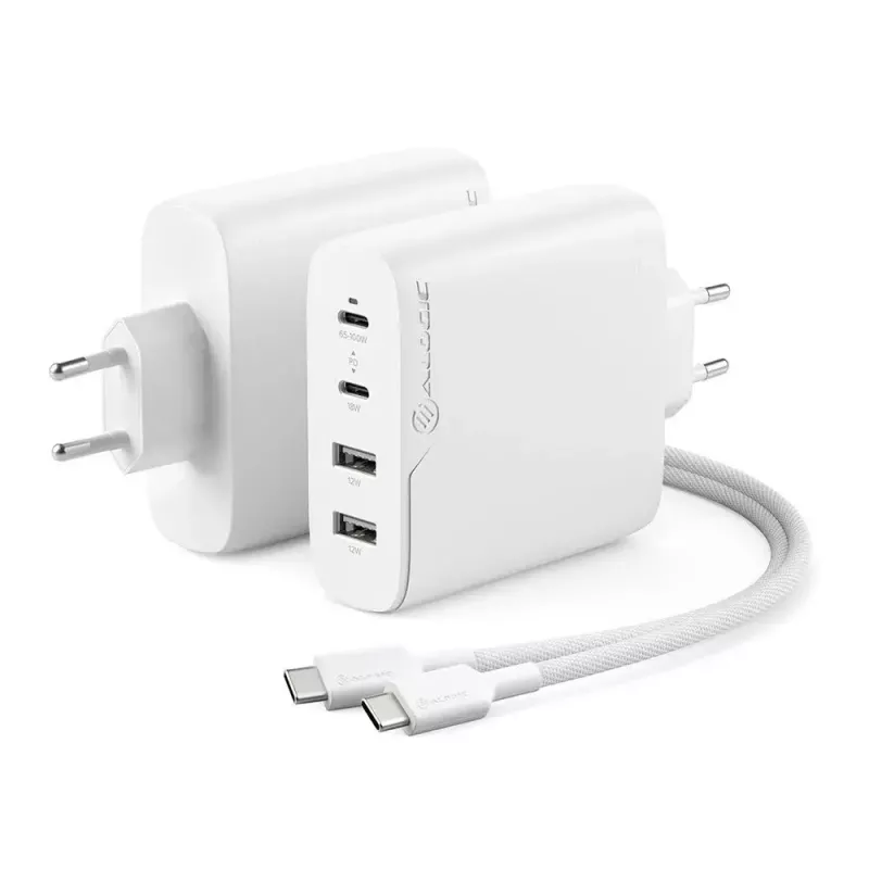 Lādētājs ALOGIC 4X100 Universal balta USB Indoor