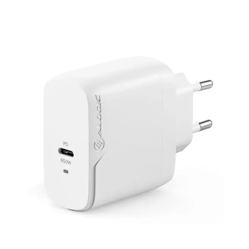Maiņstrāvas lādētājs ALOGIC 1X65 Universal balts