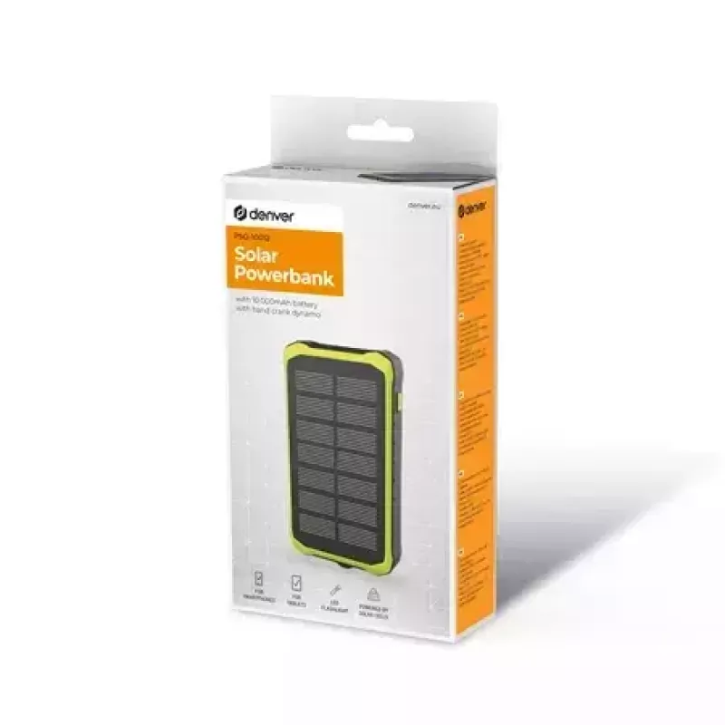 Power Bank Denver PSO-10012 10000 mAh Lithium Polymer 2 USB Ports
