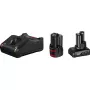 Bosch 1 x GBA 12V 2.0Ah + 1 x GBA 12V 4.0Ah + GAL 12V-40 Professional akumulatora lādētājs Mājsaimniecības akumulators AC