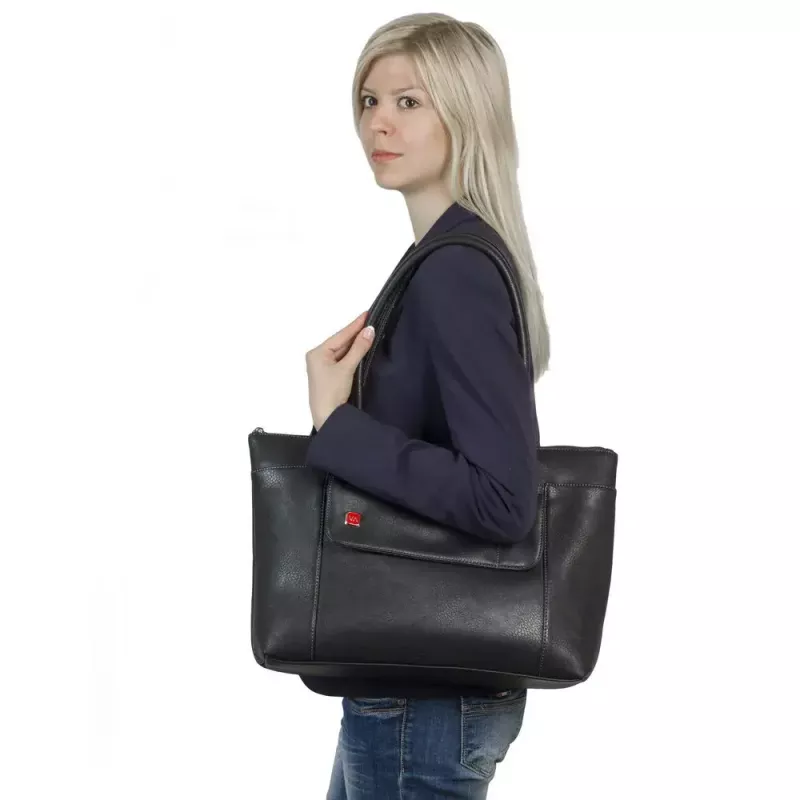 Sieviešu soma Rivacase Orly 39,6 cm (15,6 collas) Melna
